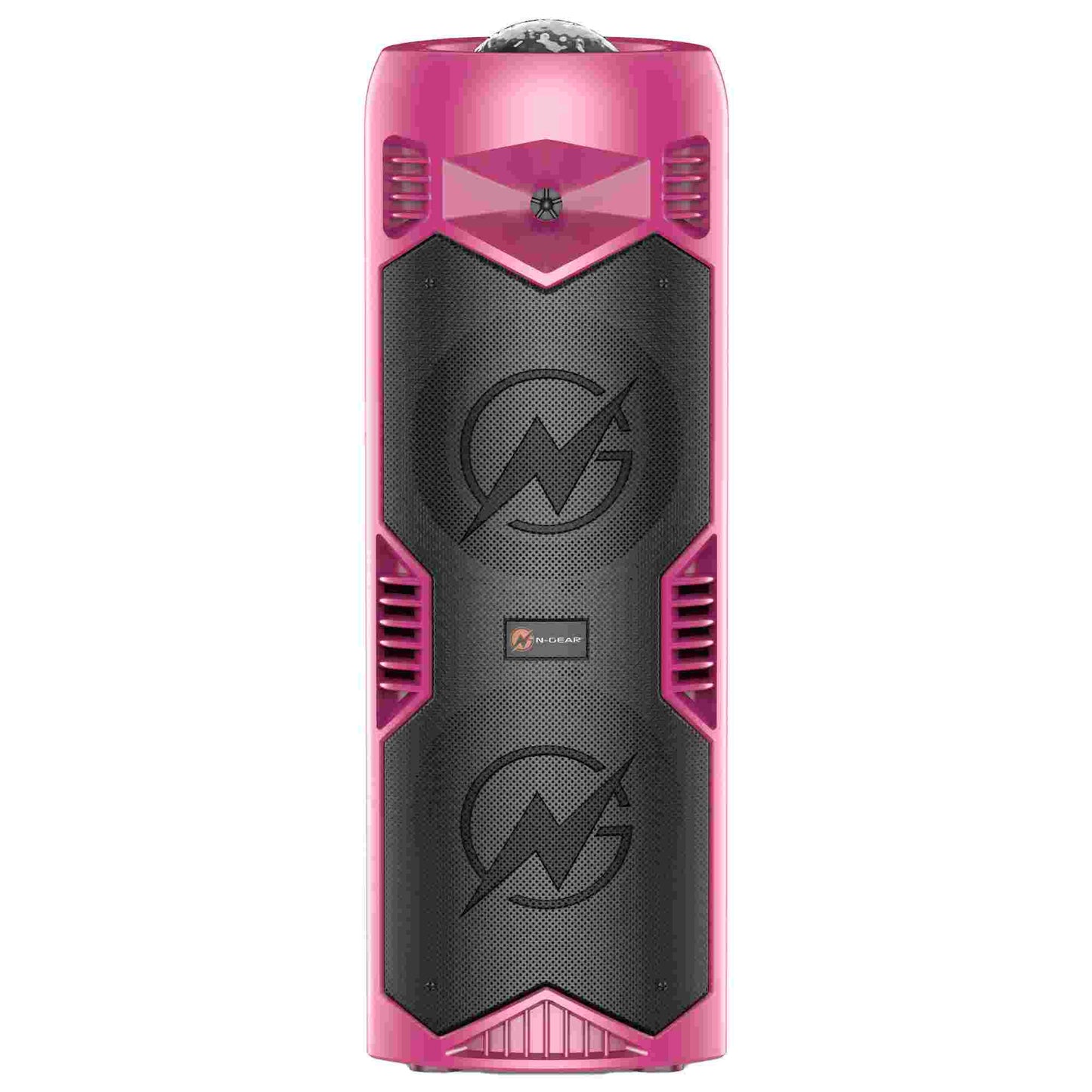 N-Gear | LGP5150 Bluetooth Speaker Karaoke Set Party Box with Microphone Barbie Pink