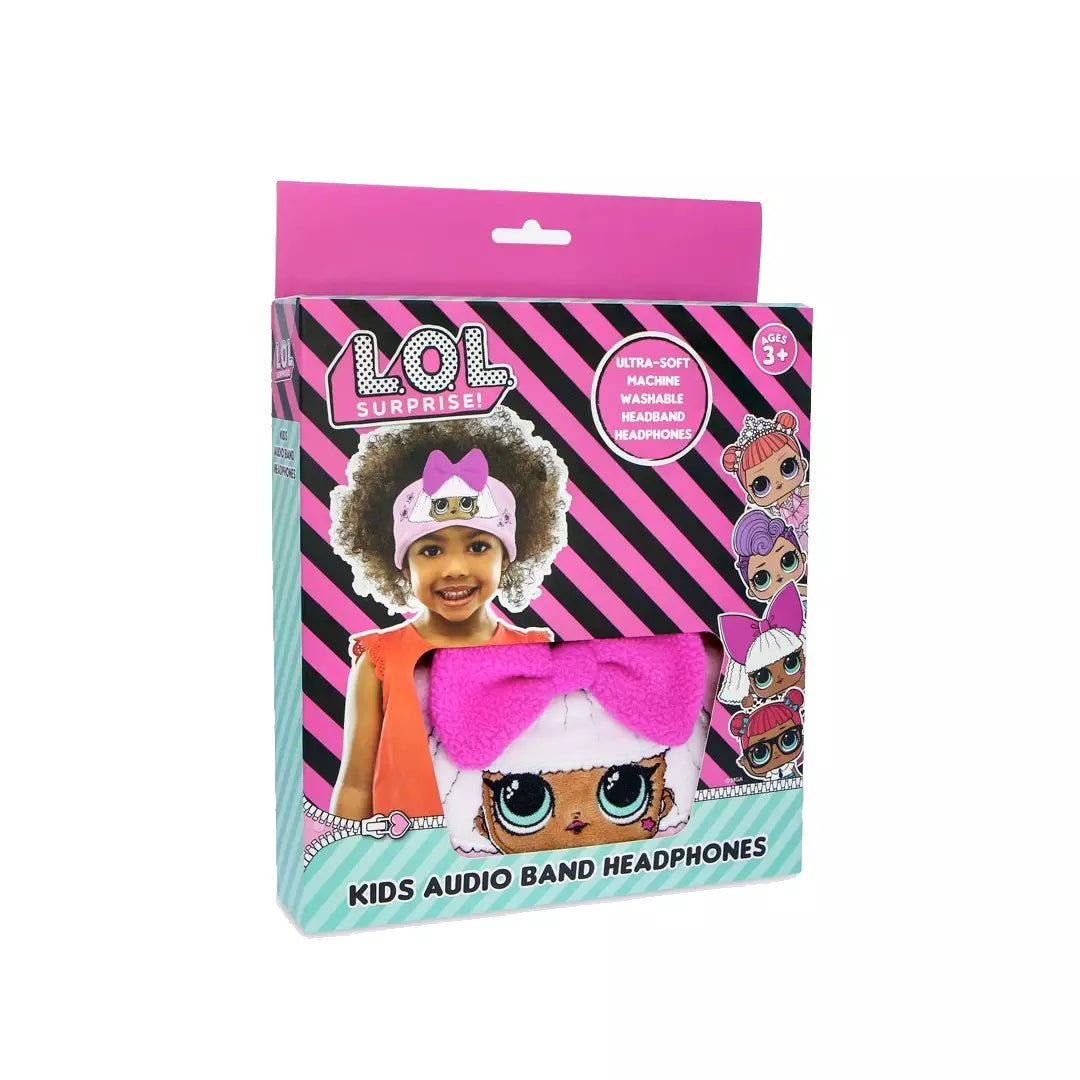 OTL | L.O.L Surprise! Kid's Fleece Audio Band Washable Wired Headphones