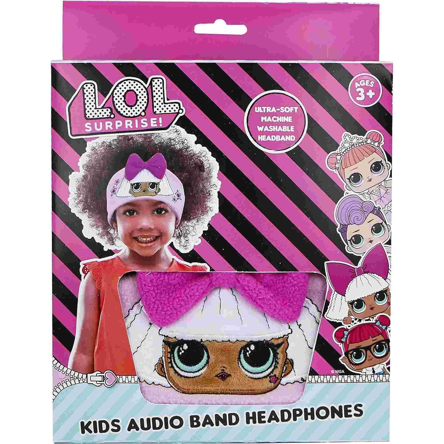 OTL | L.O.L Surprise! Kid's Fleece Audio Band Washable Wired Headphones
