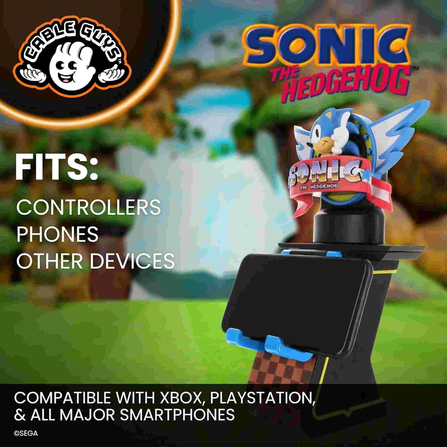 Cable Guys | Sonic The Hedgehog Classic Sonic clamping bracket