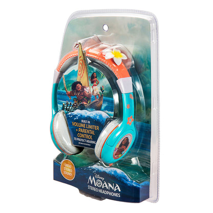 Moana | Headphones with Parental Volume Control - xploregifts