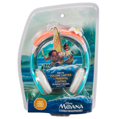 Moana | Headphones with Parental Volume Control - xploregifts