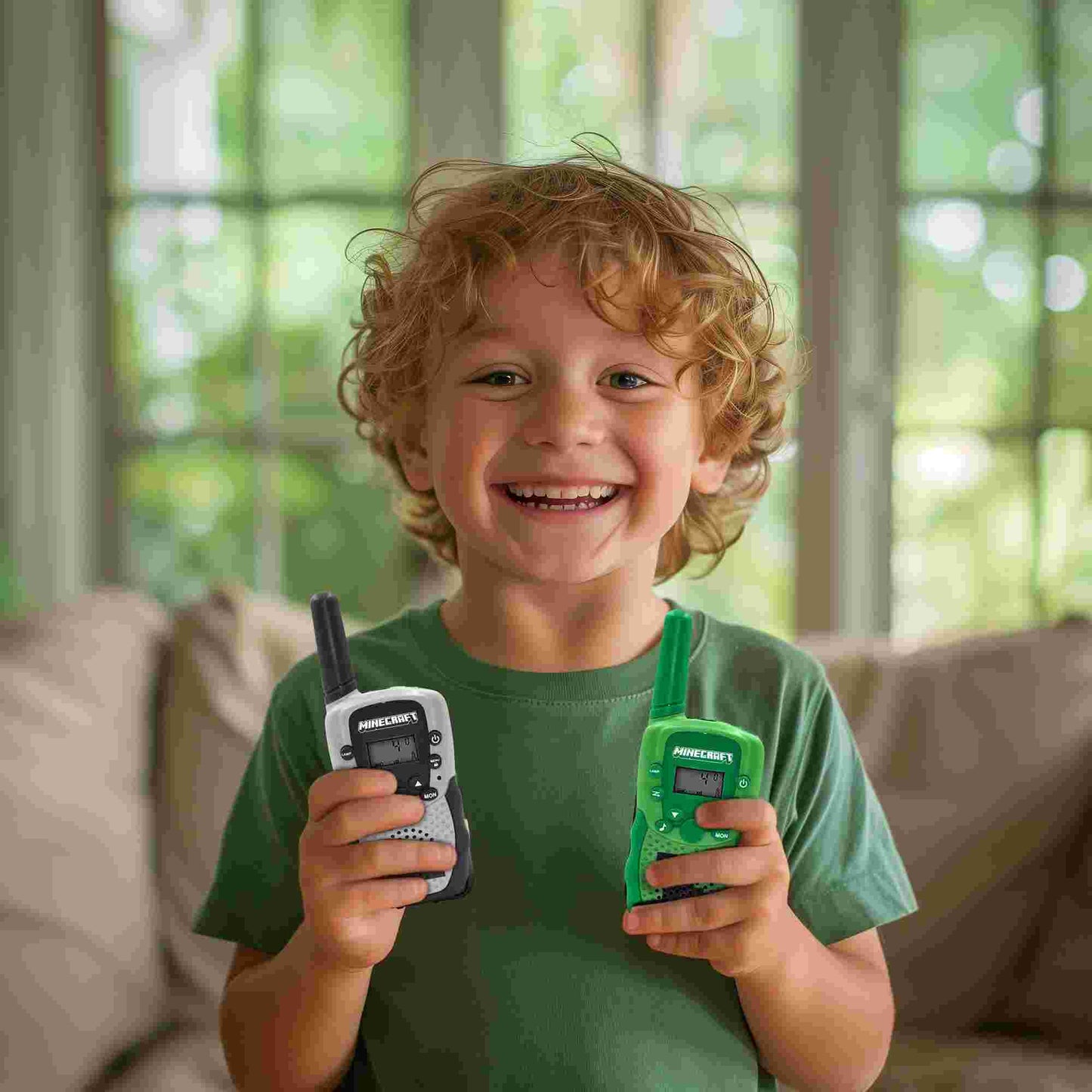 OTL Minecraft Walkie Talkie Set Green & Grey