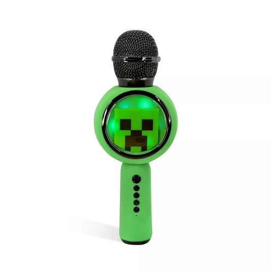 OTL | Minecraft Karaoke Microphone and Wireless Speaker with LED Lights