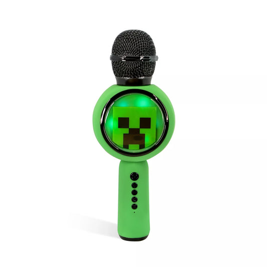 OTL | Minecraft Karaoke Microphone and Wireless Speaker with LED Lights