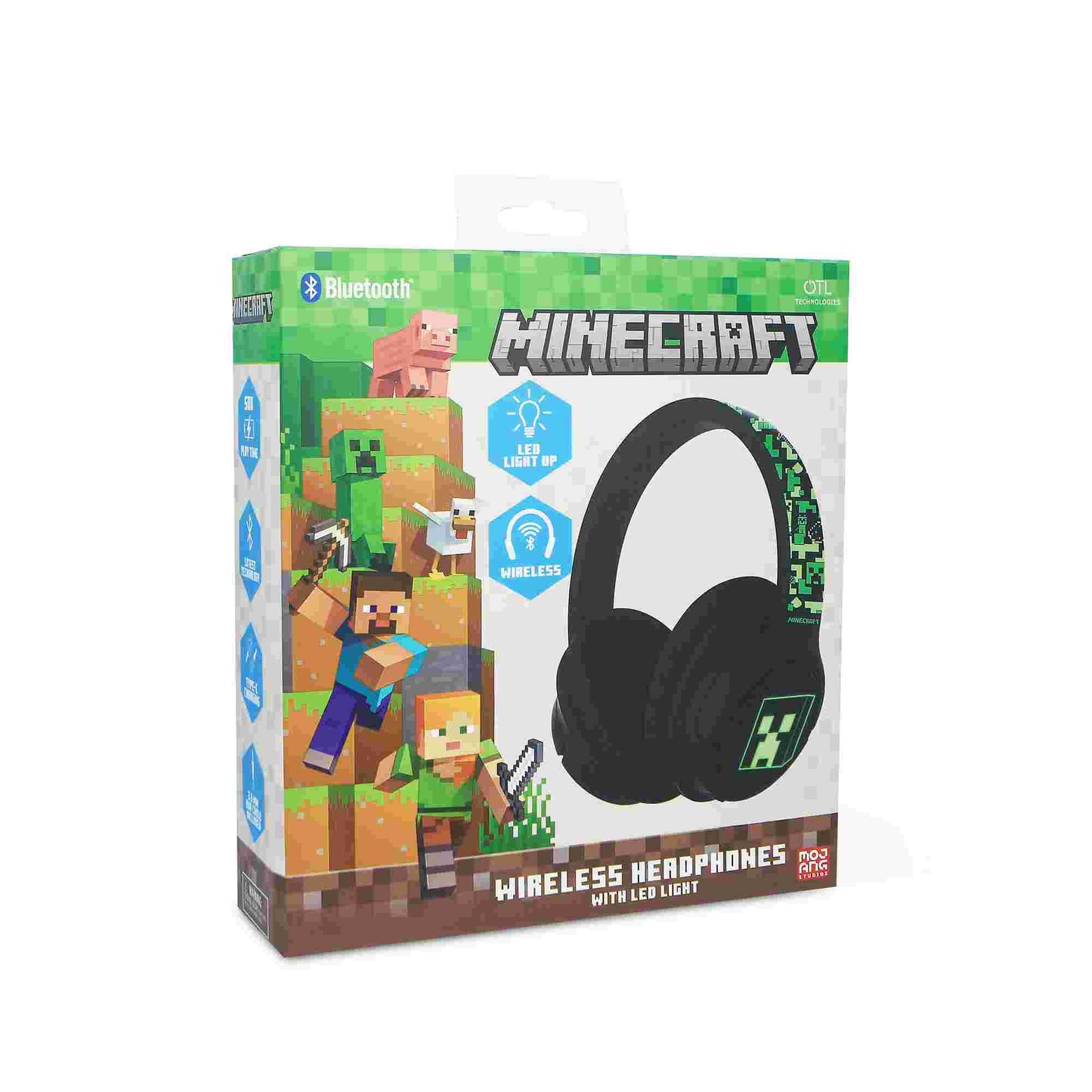 OTL Minecraft Light up Wireless Headphones