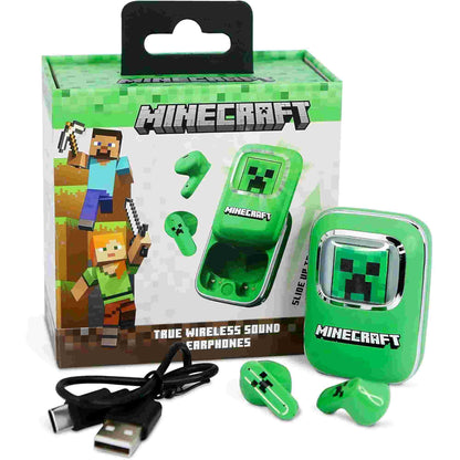 OTL | Minecraft Creeper Slide Open TWS Earphones
