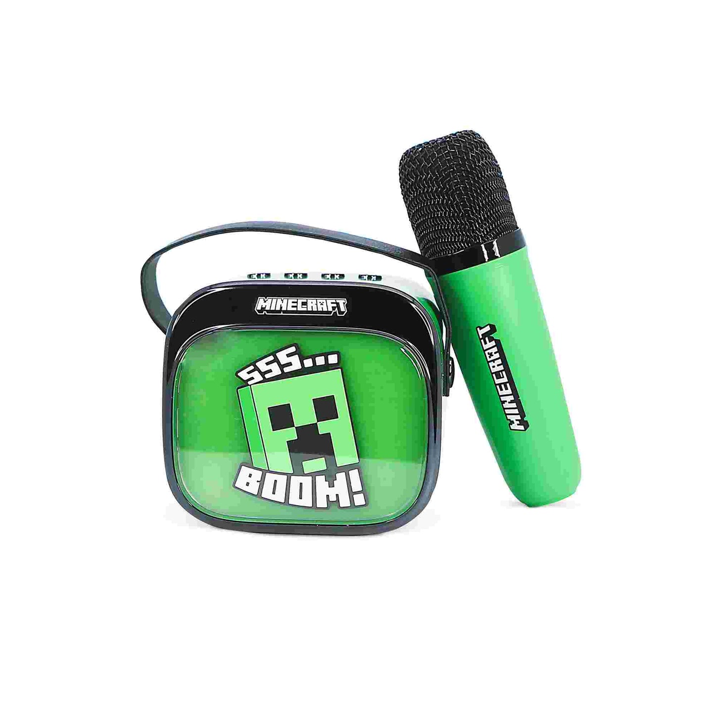 OTL Minecraft Popsing Led Light-Up Wireless Karaoke Speaker & Microphone