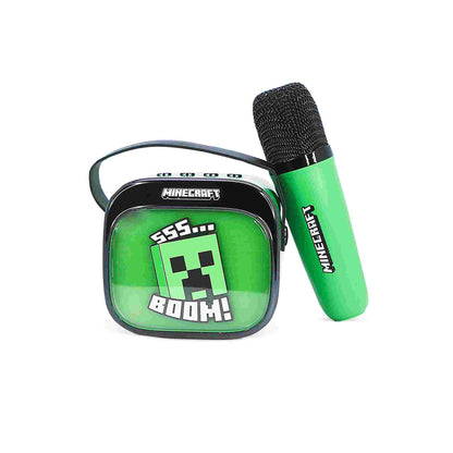 OTL Minecraft Popsing Led Light-Up Wireless Karaoke Speaker & Microphone