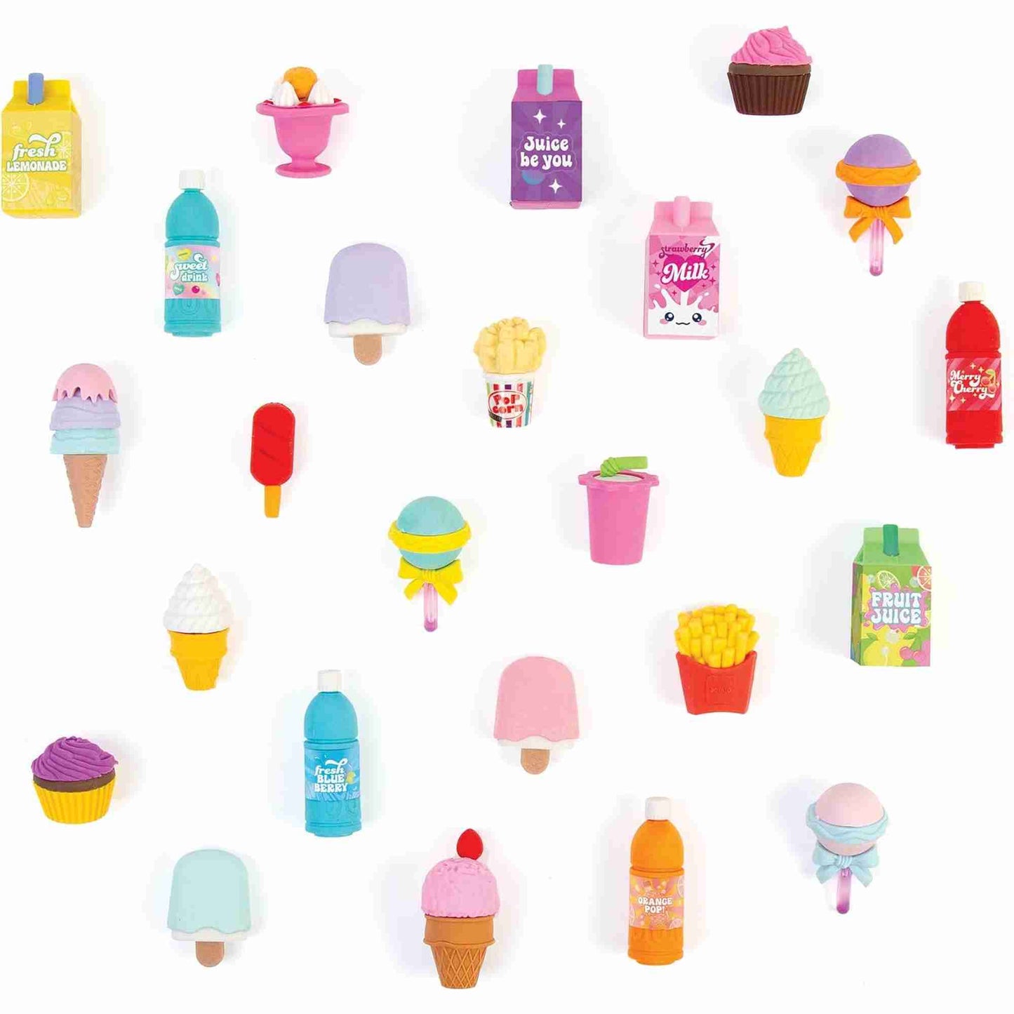 Make it Real | 3C4G Snacks 'N Sweets Puzzle Eraser Set