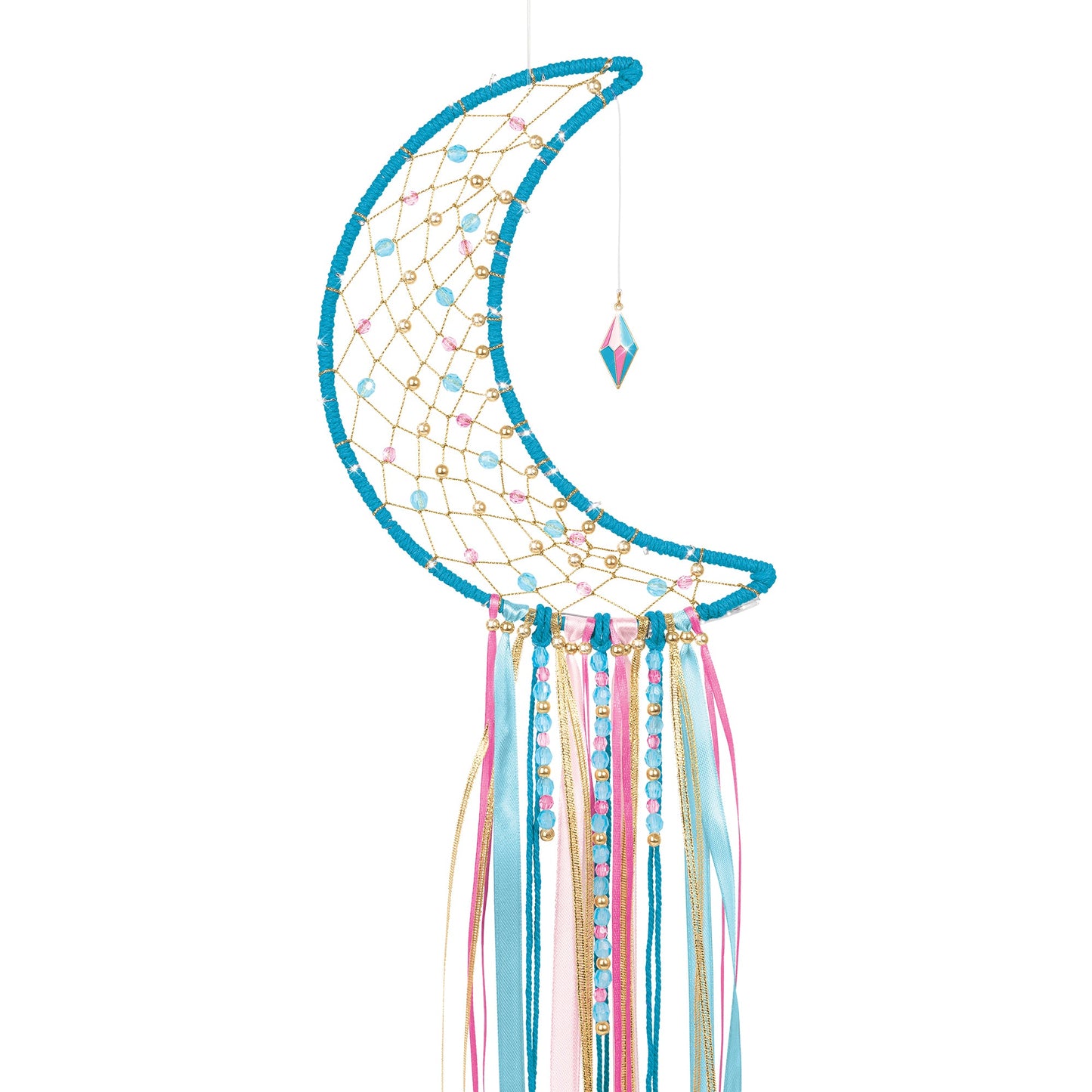 Make it Real | Lunar Dream Catcher With Lights - Blue
