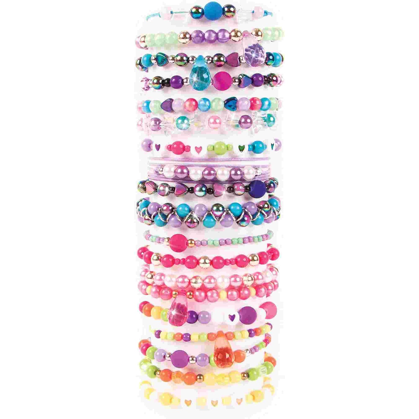 Make it Real | Ultimate Bead Studio Jewellery Making Set with Beads, Charms and Storage Box