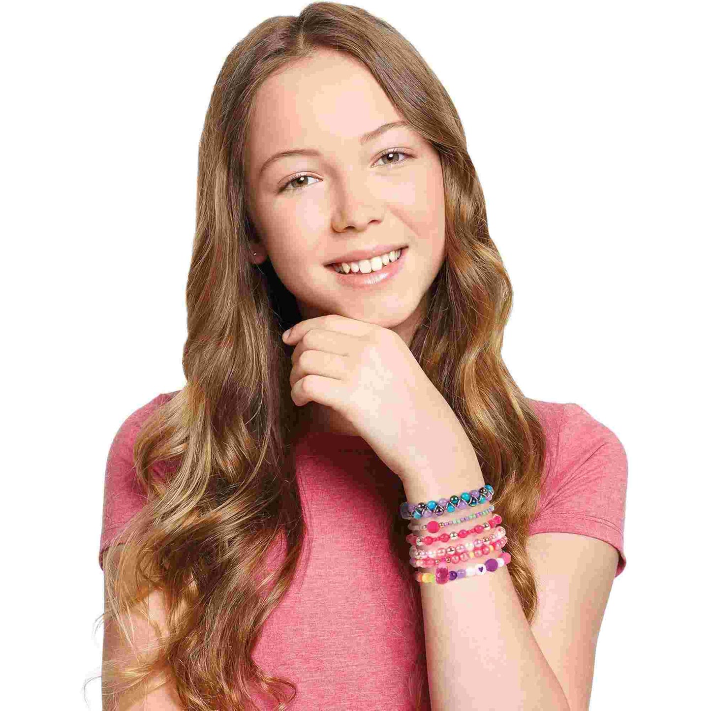 Make it Real | Ultimate Bead Studio Jewellery Making Set with Beads, Charms and Storage Box