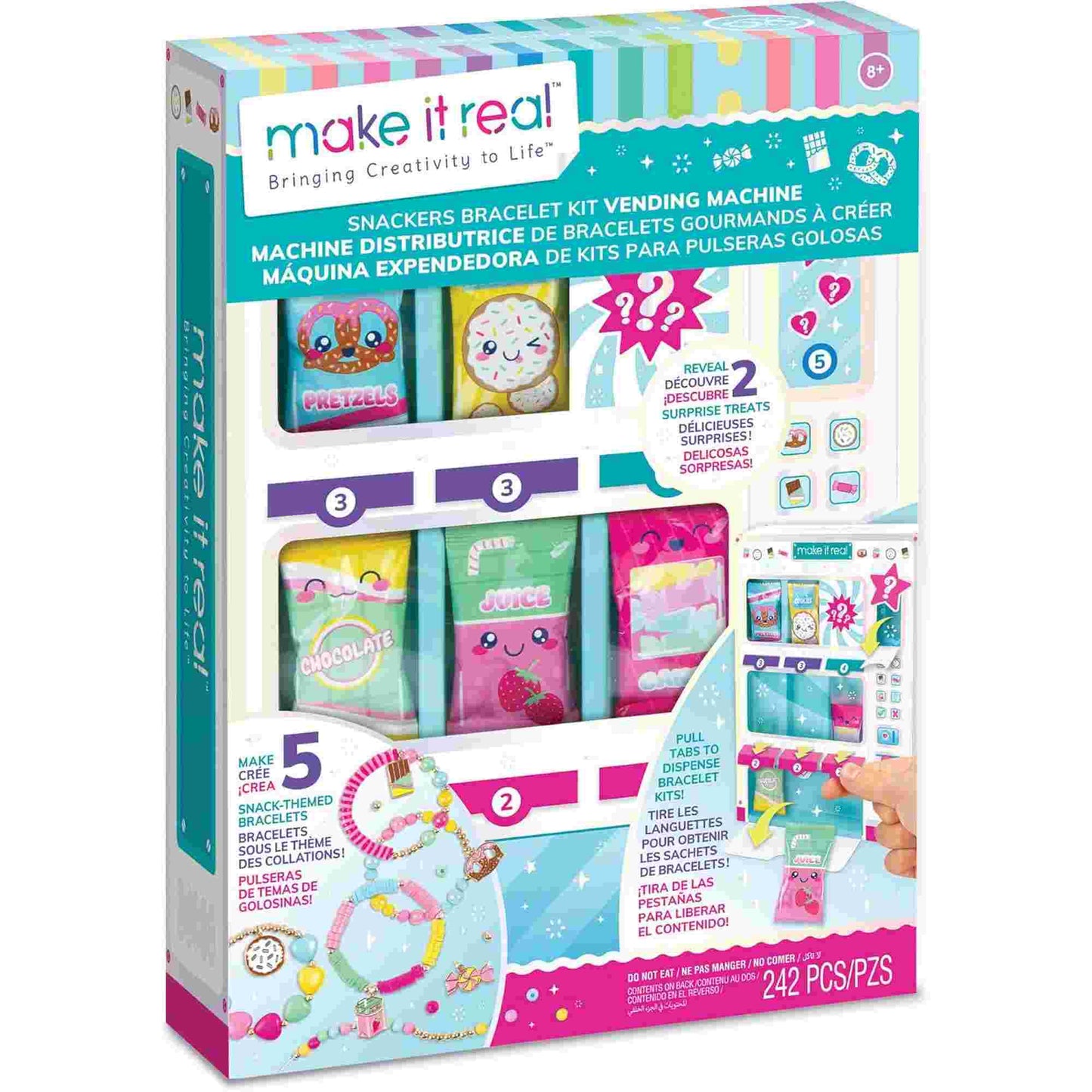 Make it Real | Bracelet Snackers DIY Jewelry Vending Machine Craft Set