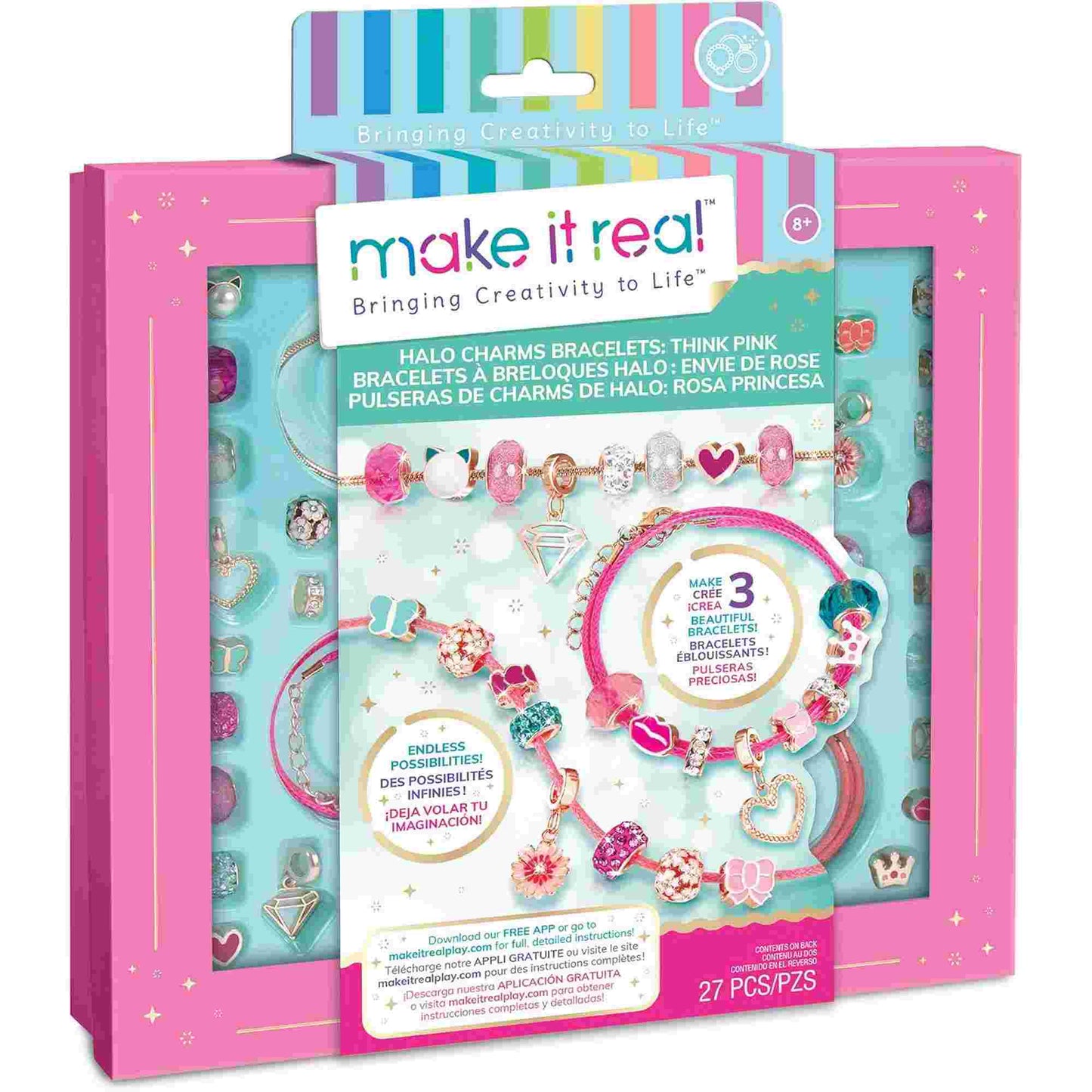 Make it Real | Halo Charms DIY Friendship Bracelet Making Kit Craft Set