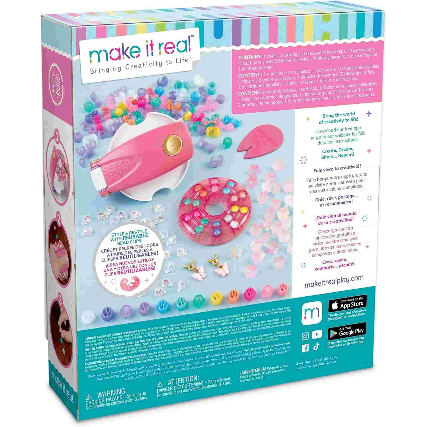 Make it Real | Snap N' Glam Hair Styling Kit Craft Set