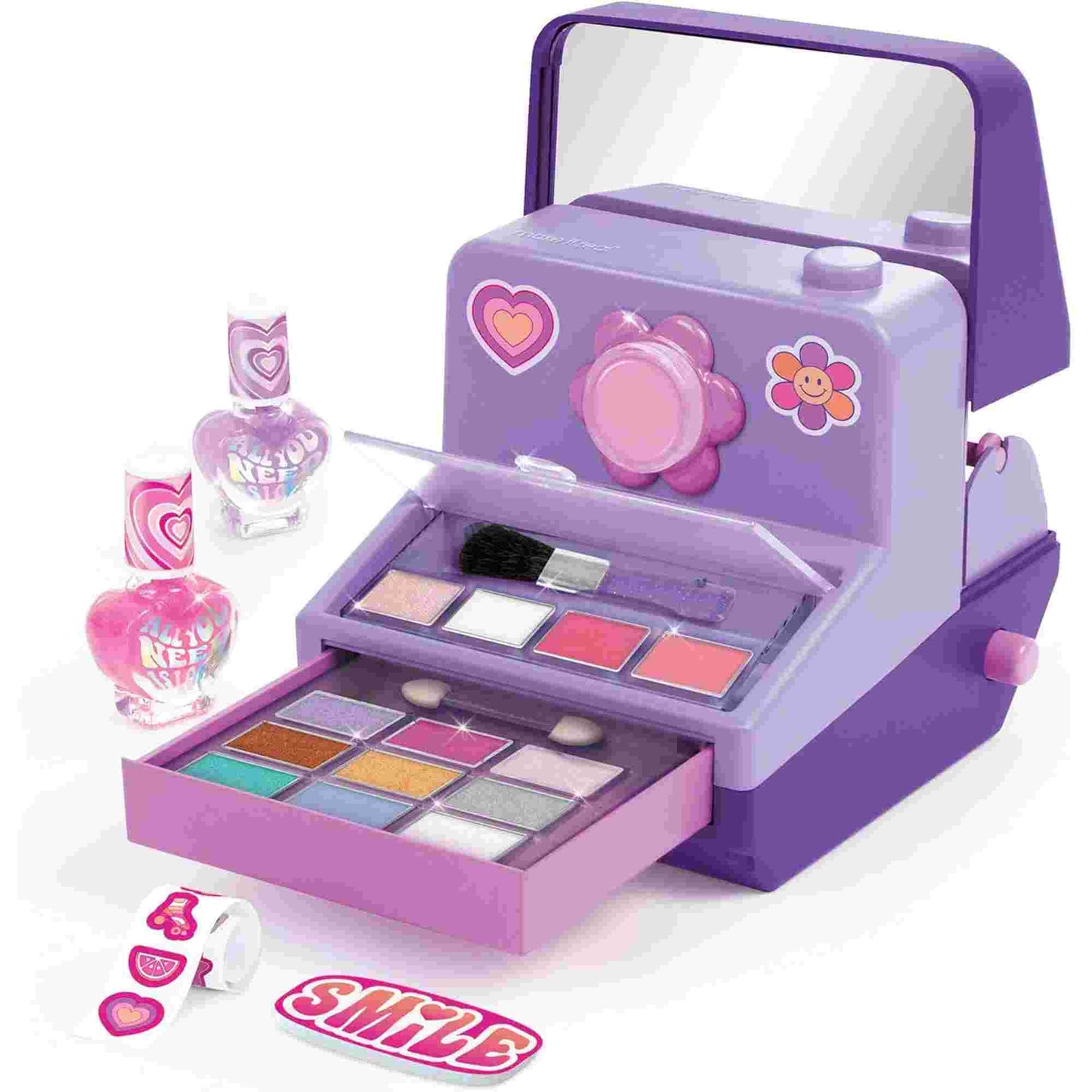 Make it Real | Instant Glam Cosmetics Set with Vintage Instant Camera Shaped Box