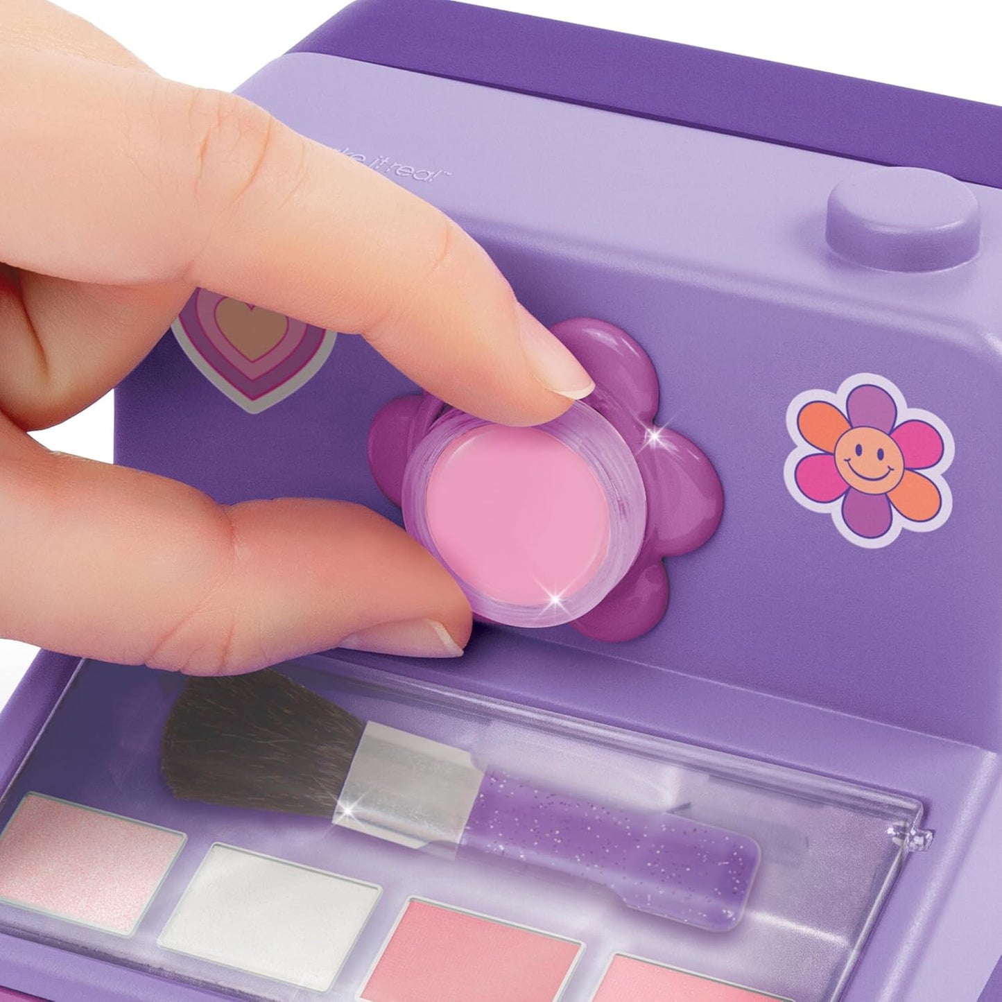 Make it Real | Instant Glam Cosmetics Set with Vintage Instant Camera Shaped Box