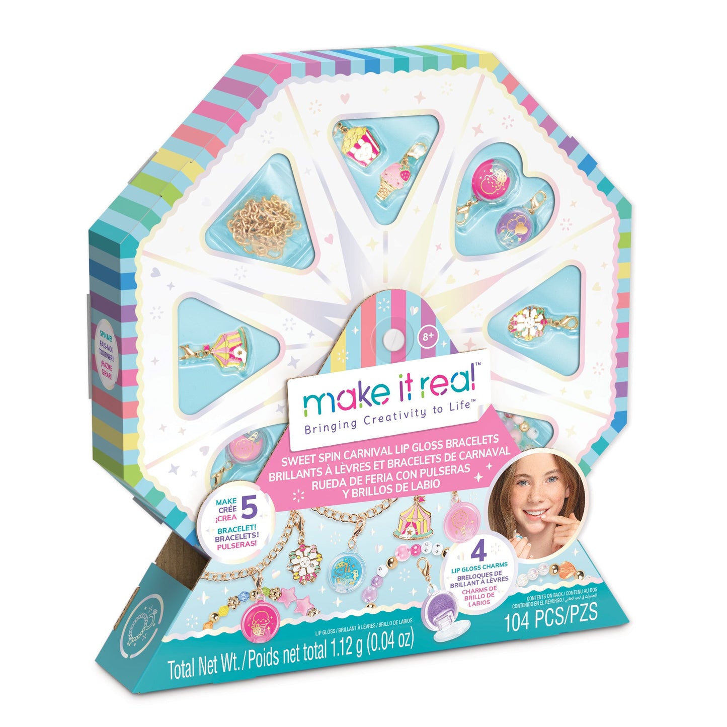 Make it Real | Sweet Spin Carnival Lip Gloss Bracelets