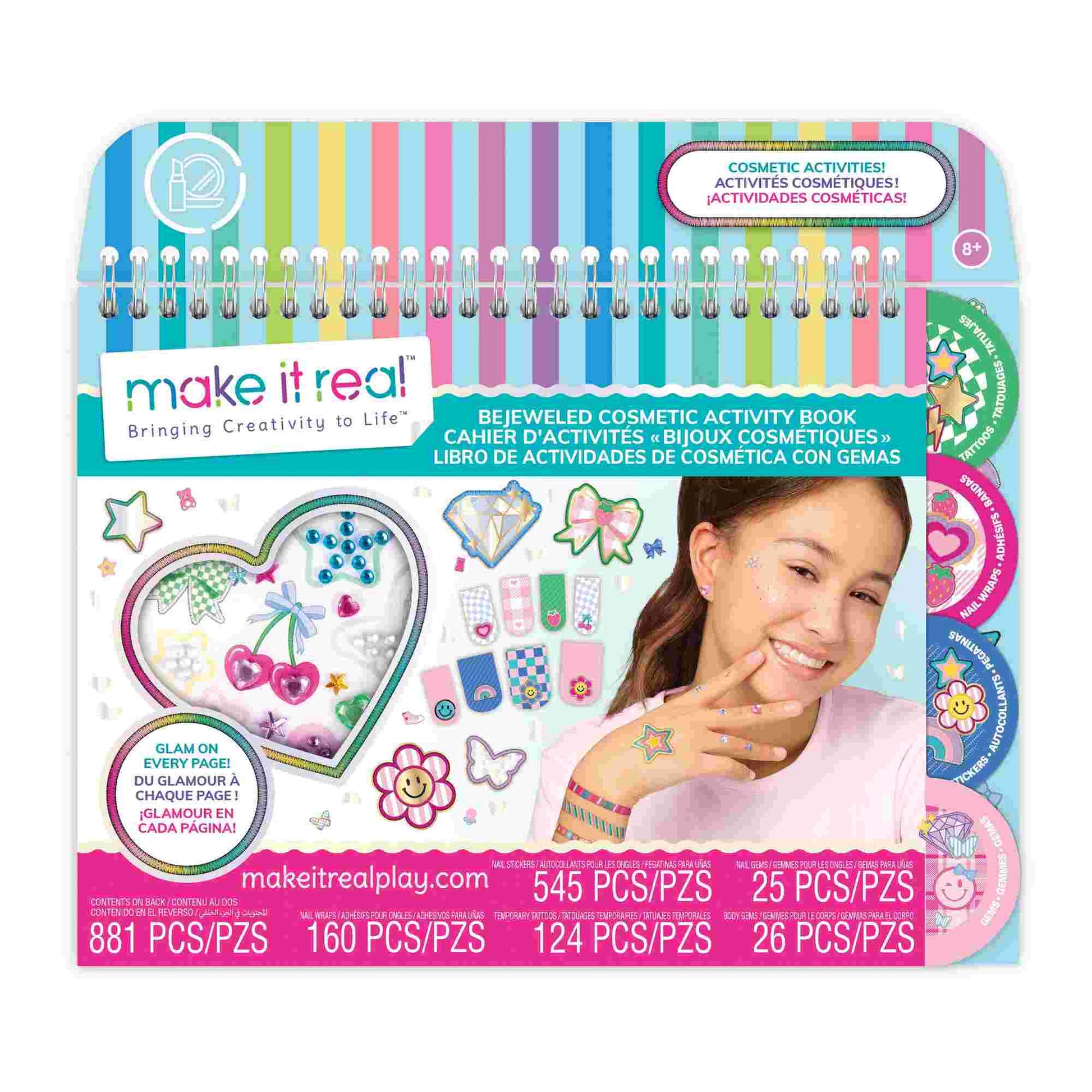 Make it Real | Bejeweled Cosmetic Activity Book