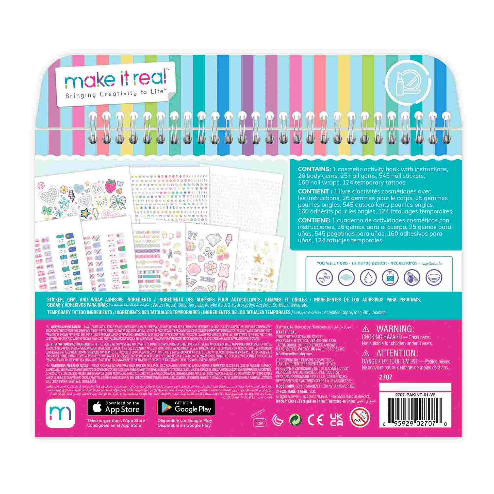 Make it Real | Bejeweled Cosmetic Activity Book