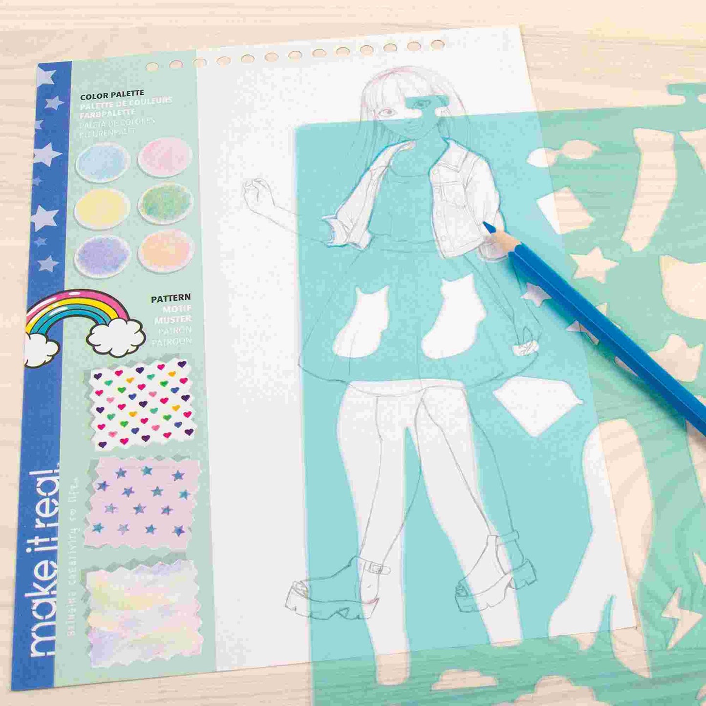 Make it Real | Fashion Design Sketchbook: Digital Dream