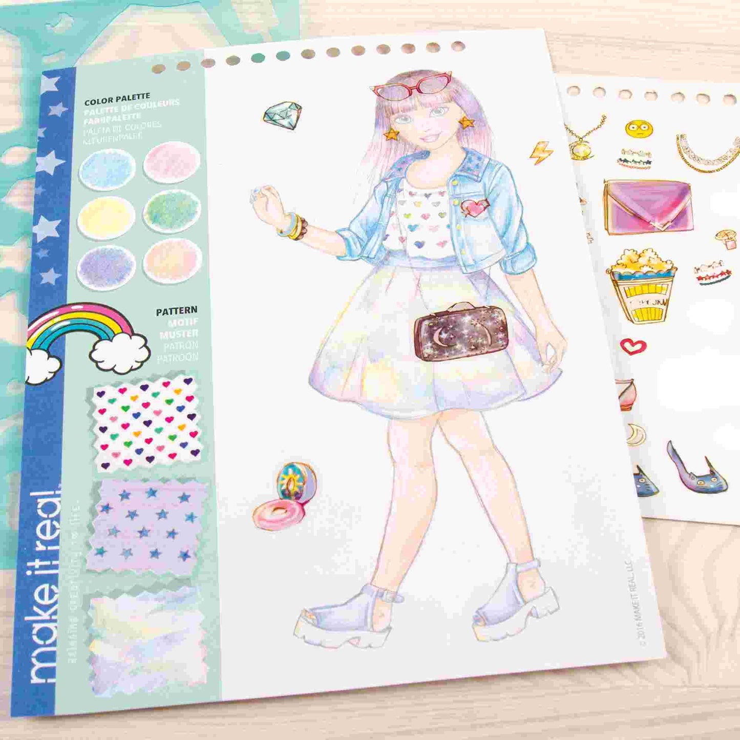 Make it Real | Fashion Design Sketchbook: Digital Dream