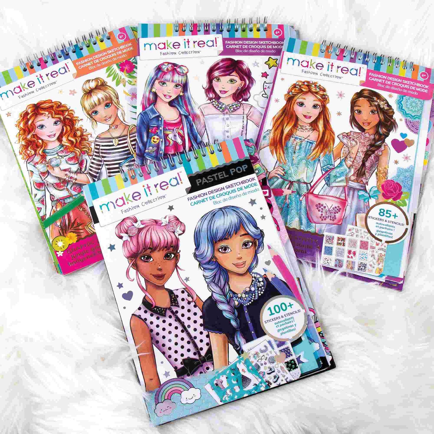Make it Real | Fashion Design Sketchbook: Pastel Pop!