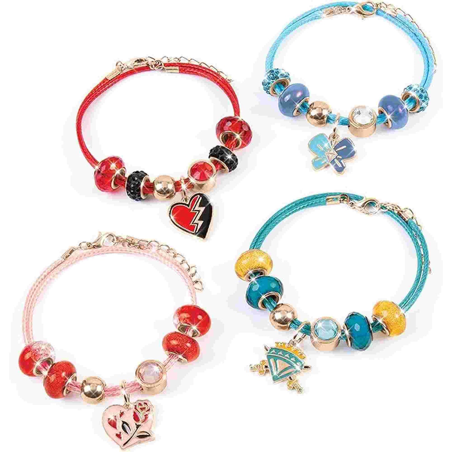 Make it Real | Disney Descendants 4 Rise of Red Queen of Charms DIY Bracelet Craft Set