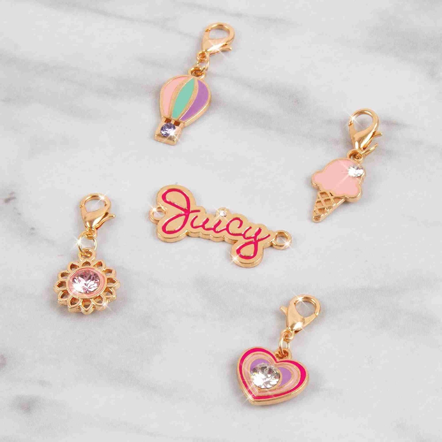 Make it Real | Juicy Couture Bracelet Making Kit with Swarovski Crystals Craft Set