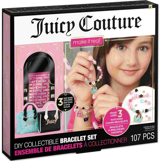 Make it Real | Juicy Couture Mini Handbag Bracelet Wardrobe DIY Collectable Kit Craft Set