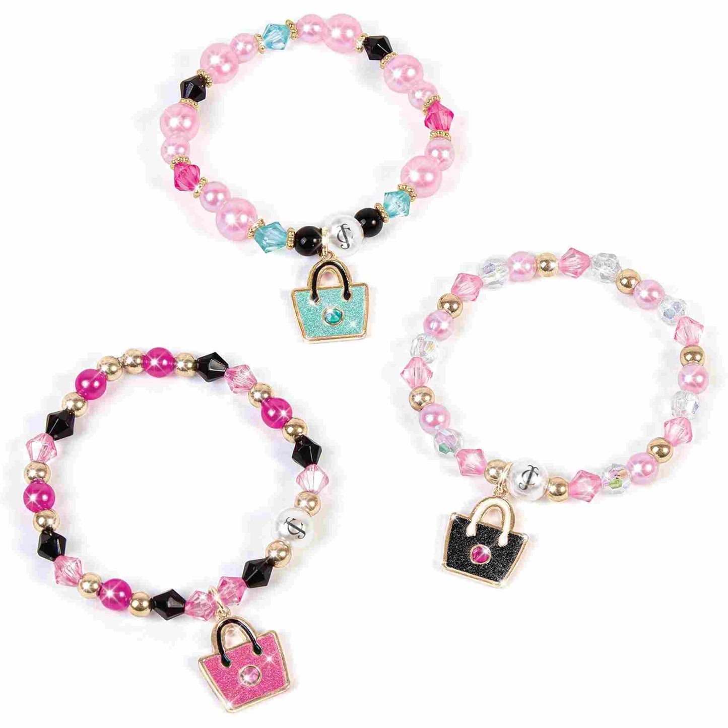 Make it Real | Juicy Couture Mini Handbag Bracelet Wardrobe DIY Collectable Kit Craft Set