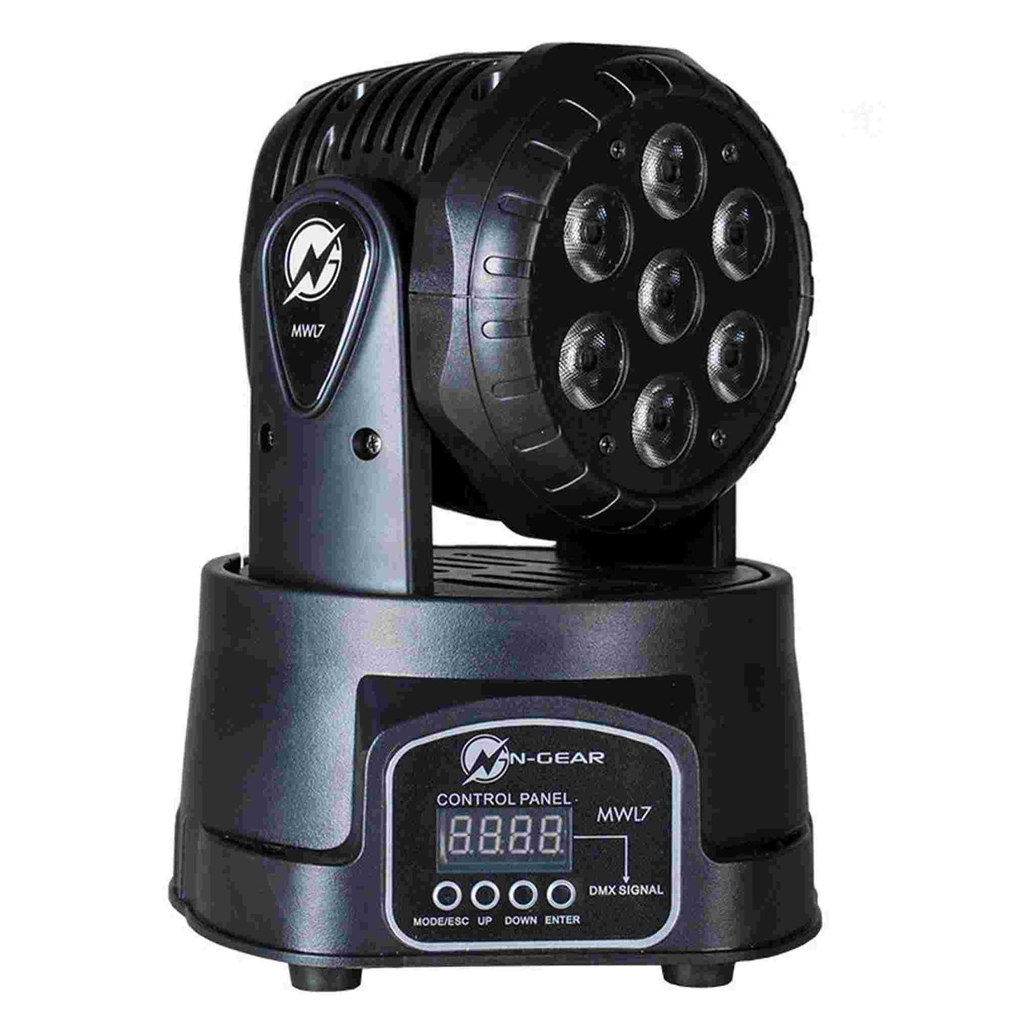 N-Gear | MWL7 Moving Head Disco Lighting with RGB LEDs