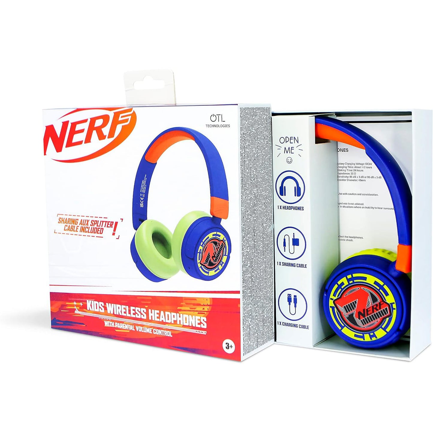 Nerf | Kids Wireless Bluetooth Headphones