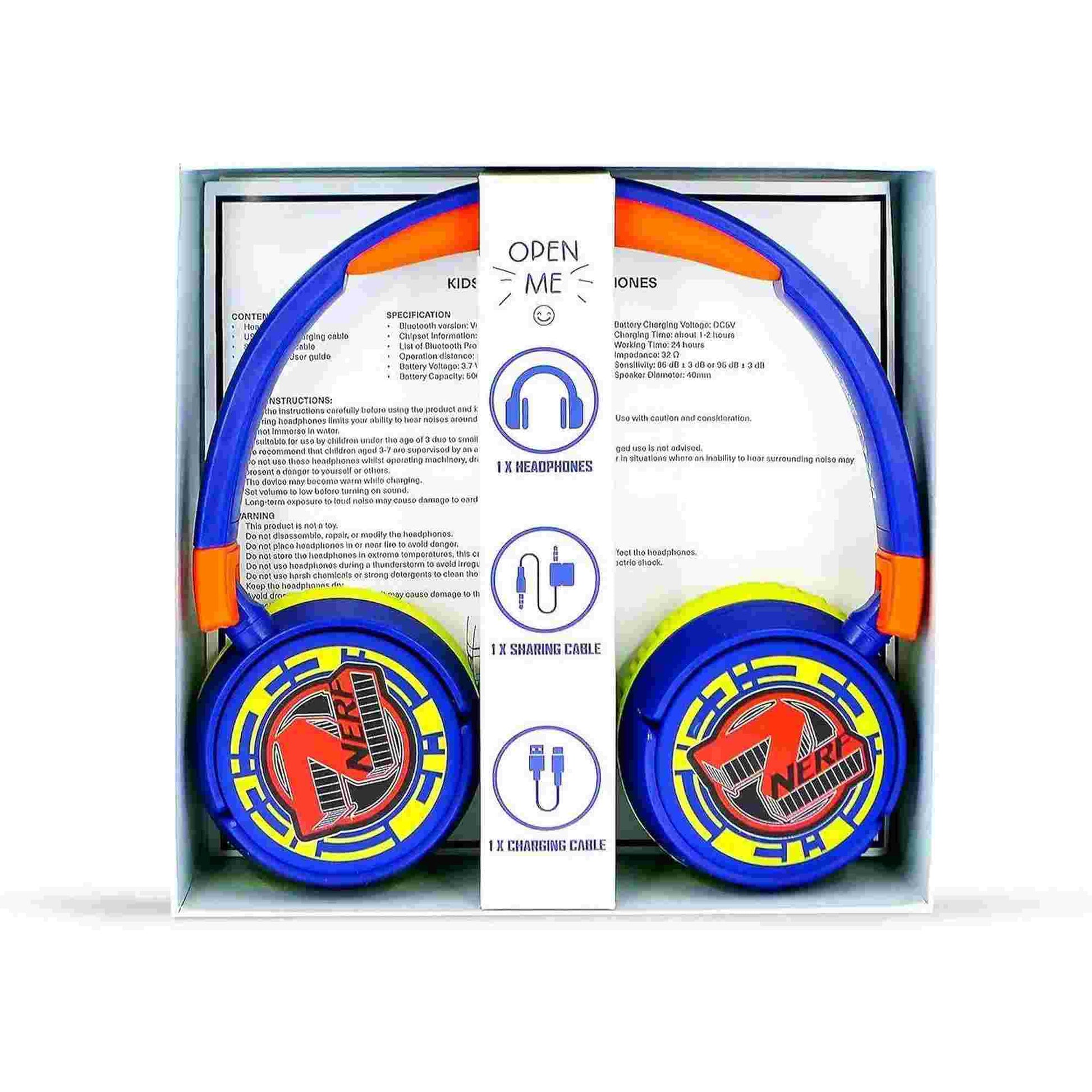 OTL | Nerf Kid's Wireless Bluetooth Headphones with Built-in Microphone