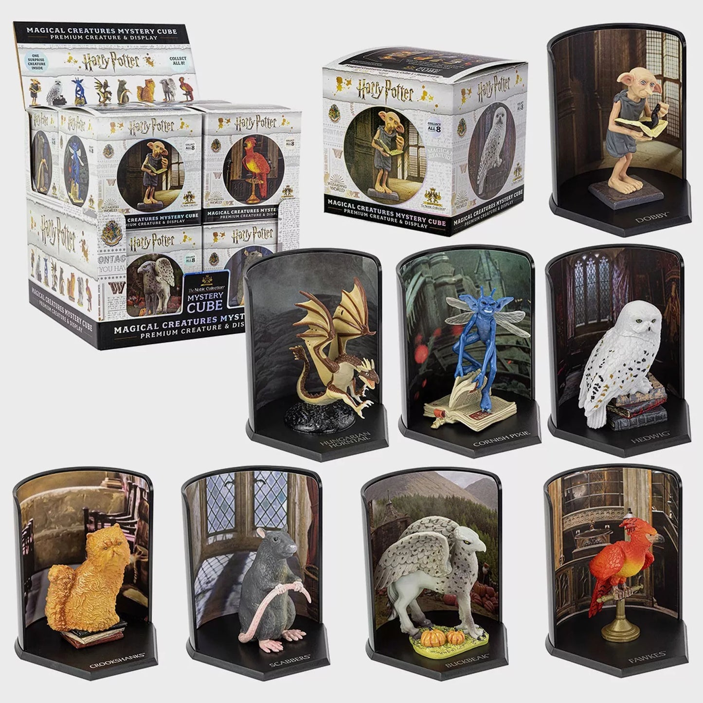 Noble Collection | Harry Potter Magical Creatures Mystery Cubes (One Random)