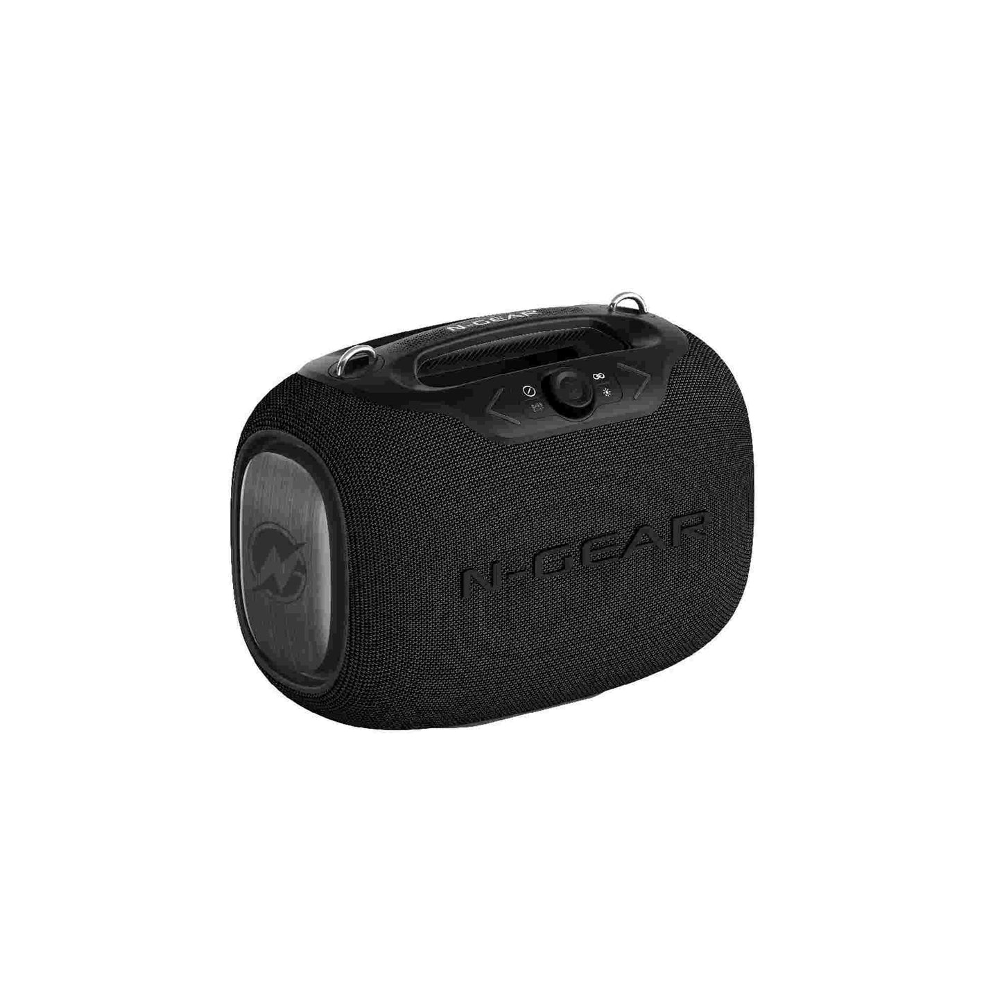 N-Gear | NRG600 Bluetooth Speaker Partybox with Lighting & 2 Microphones IPX5 Waterproof Black
