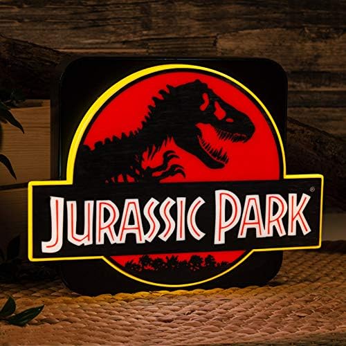 Rubber Road | Jurassic Park Logo 3D Lamp