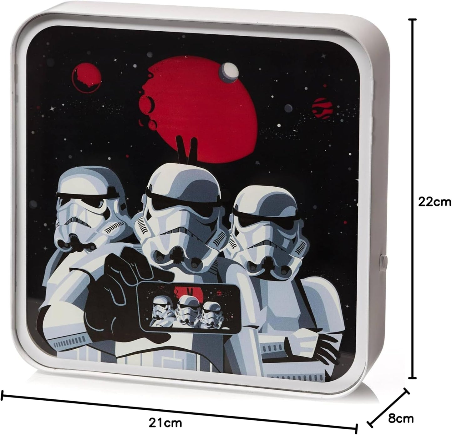 Rubber Road | Star Wars Stormtrooper Perspex Desk Lamp