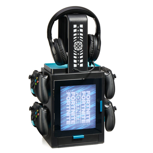 Rubber Road | Fortnite Light Game Disc Locker and Stand for Controllers & Headphones