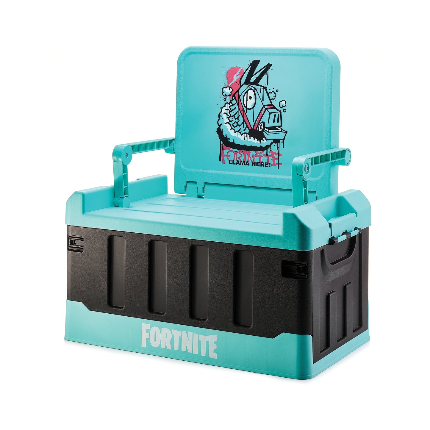 Rubber Road | Fortnite Supply Llama 2-in-1 Chair and Storage Crate