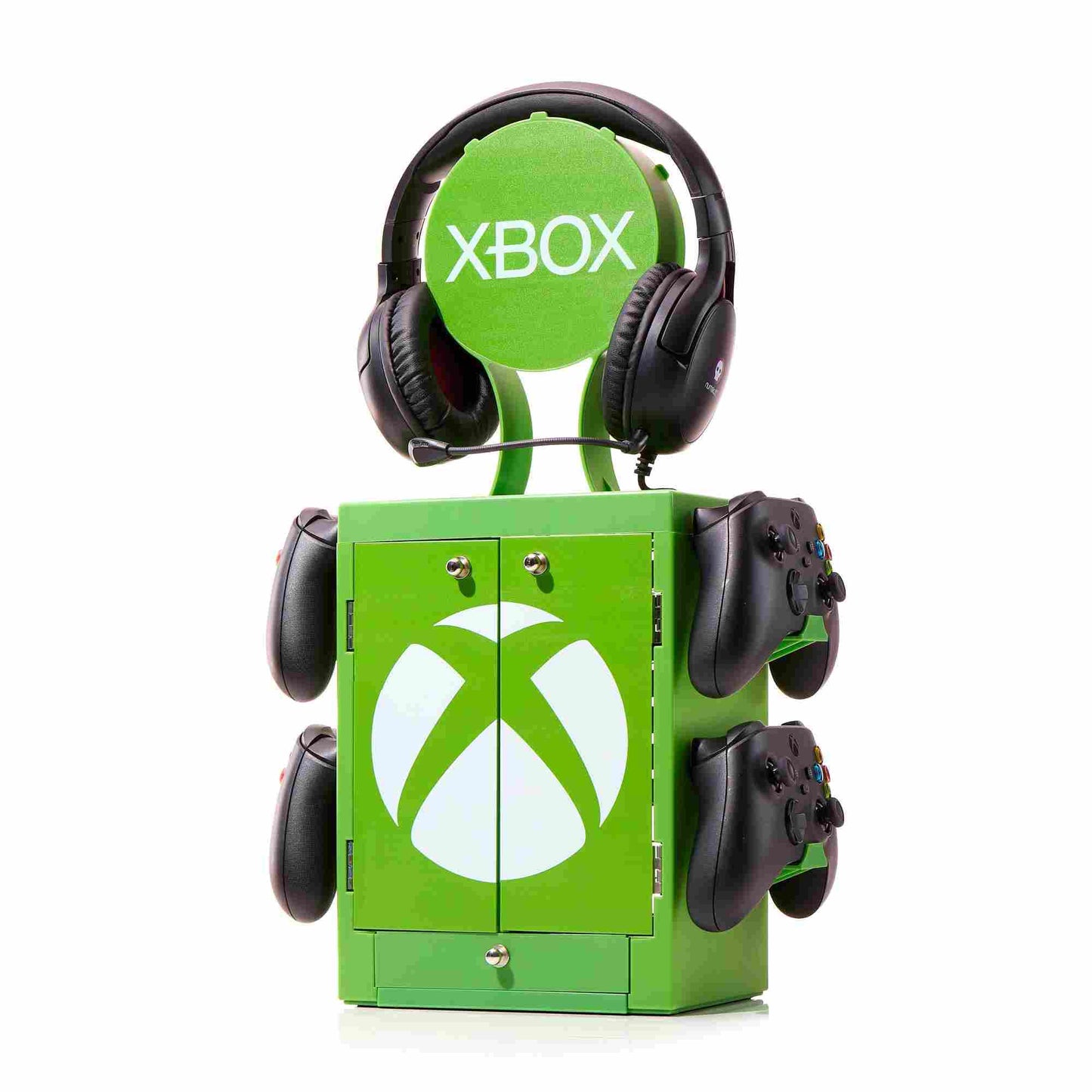 Rubber Road | Xbox Game Disc Locker and Stand for Controllers & Headphones