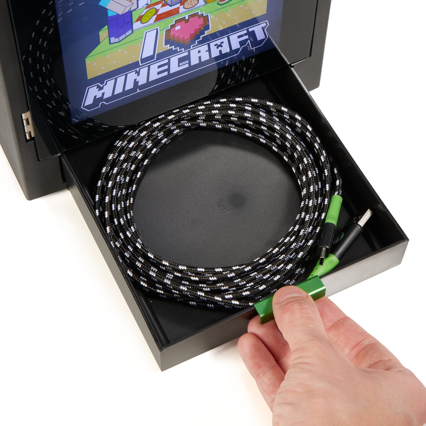 Rubber Road | Minecraft Light Game Disc Locker and Stand for Controllers & Headphones