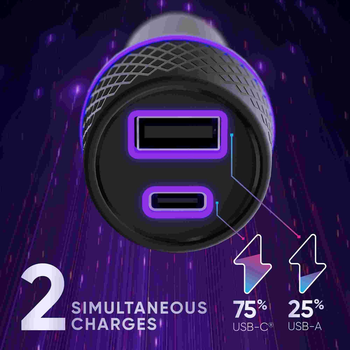 Oniverse | 60w 1.5m Car Charger Adapter for Nintendo Switch 2