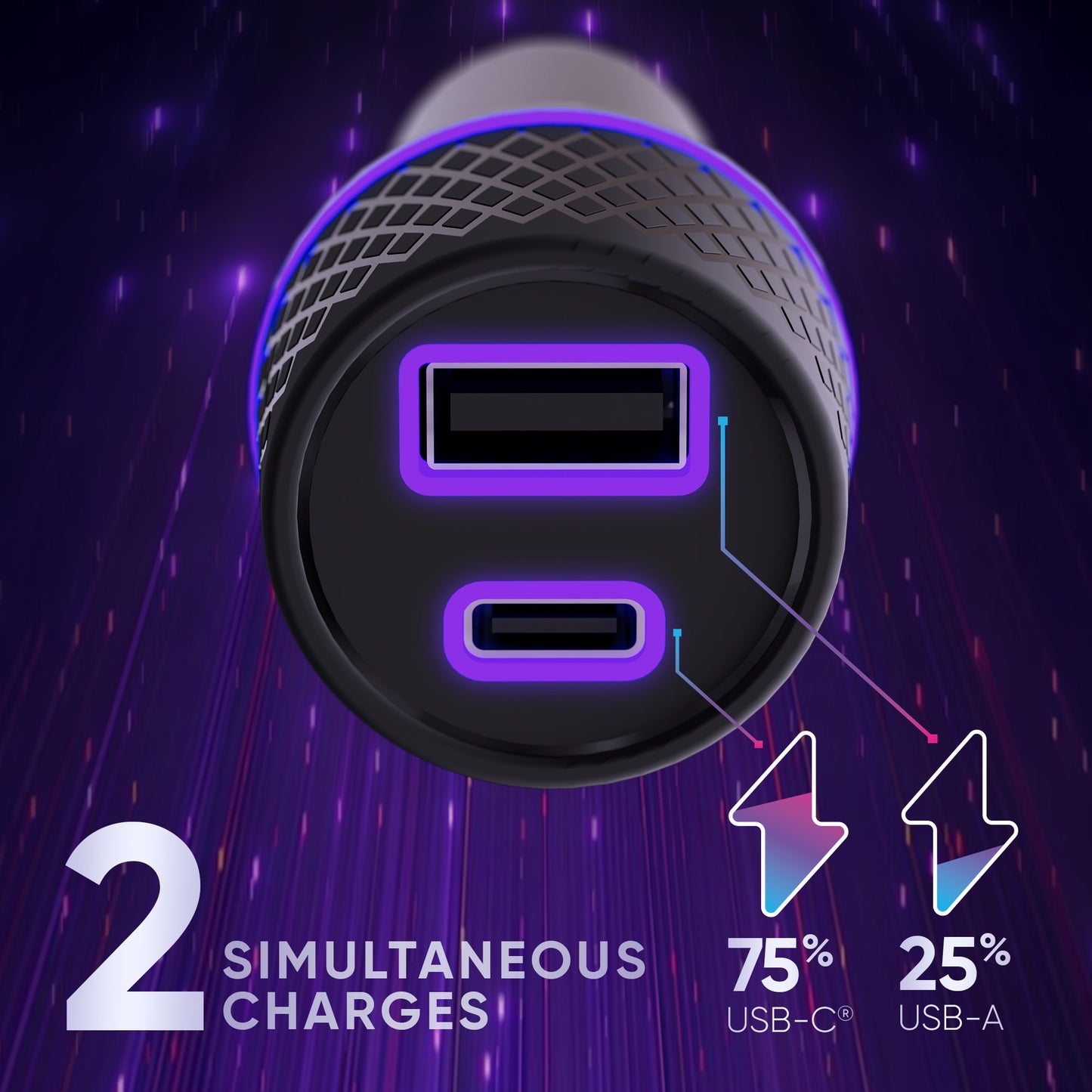 Oniverse | 60w 1.5m Car Charger Adapter for Nintendo Switch 2