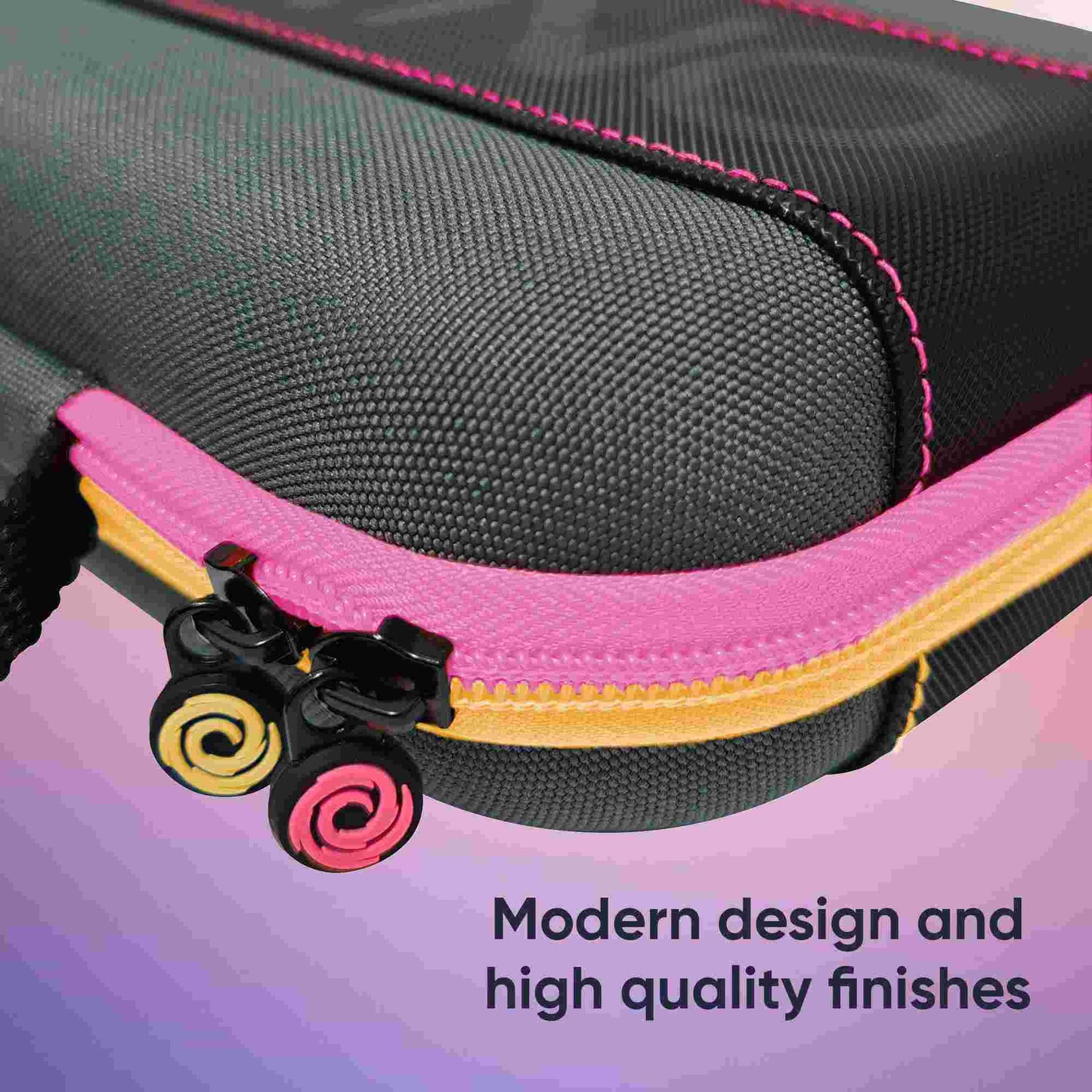 Oniverse | Nintendo Switch 2 Carrying Case with Pink & Yellow Zip Tag