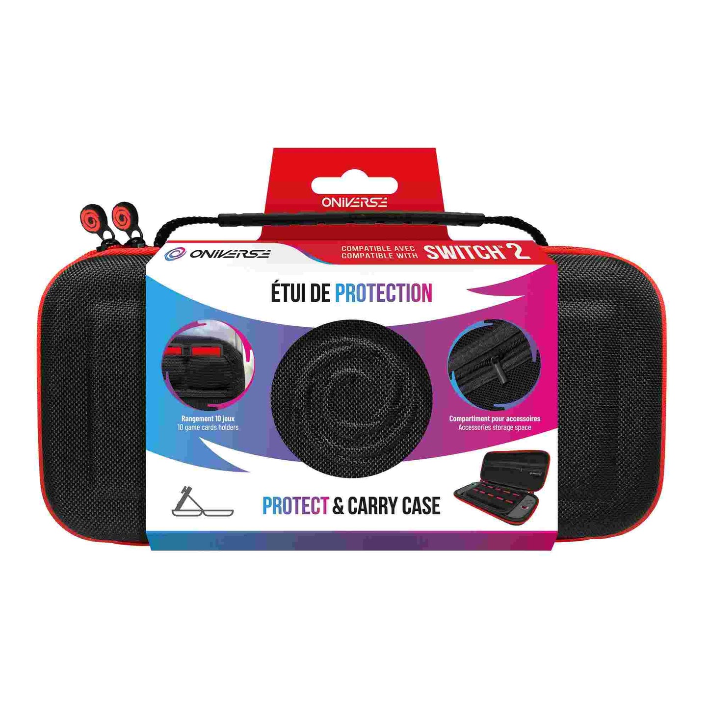 Oniverse | Nintendo Switch 2 Carrying Case - Black