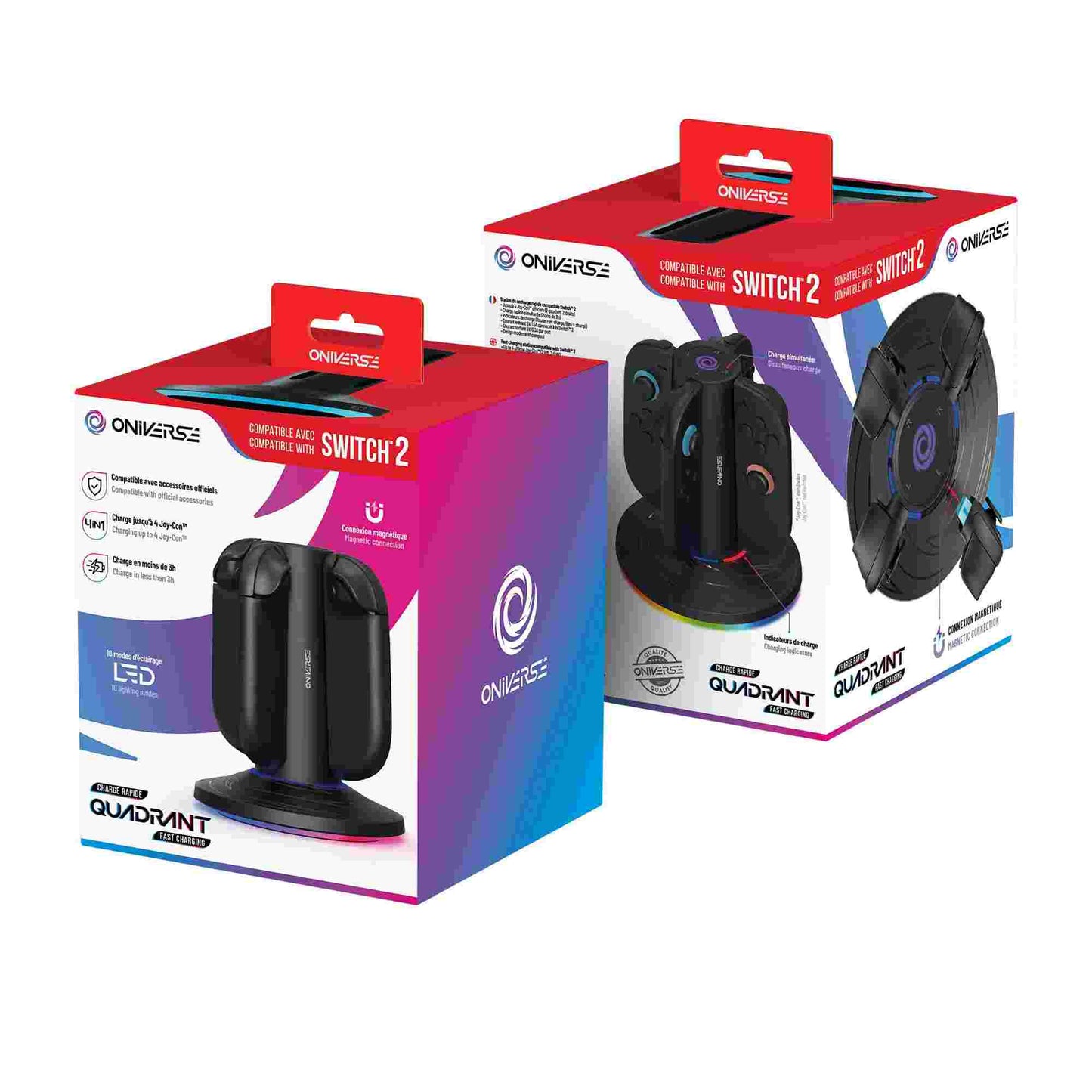 Oniverse | Quadrant 4 Joycons Charging Dock for Nintendo Switch 2