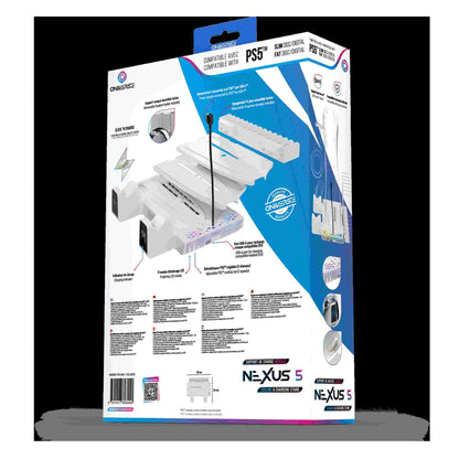 Oniverse | Nexus 5 Cooling and Charging Stand for PS5 & PS5 Slim