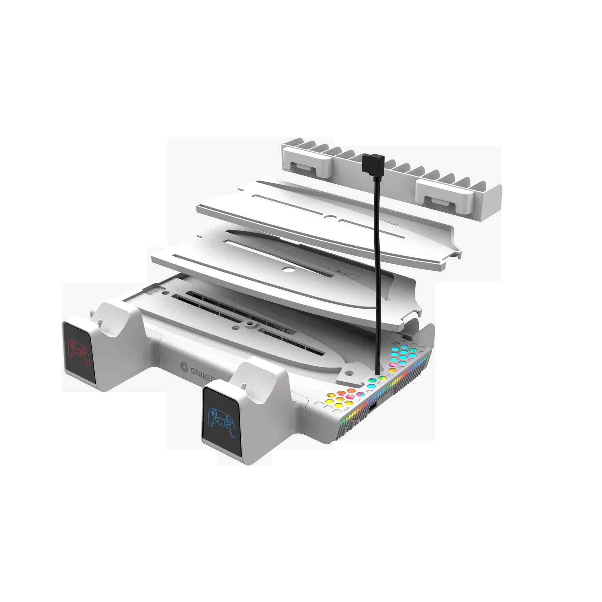 Oniverse | Nexus 5 Cooling and Charging Stand for PS5 & PS5 Slim